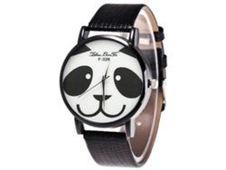 Reloj De Pulsera Unisex Zhoulianfa Con Correa De Piel Sintética E Ilustración De Un Panda.