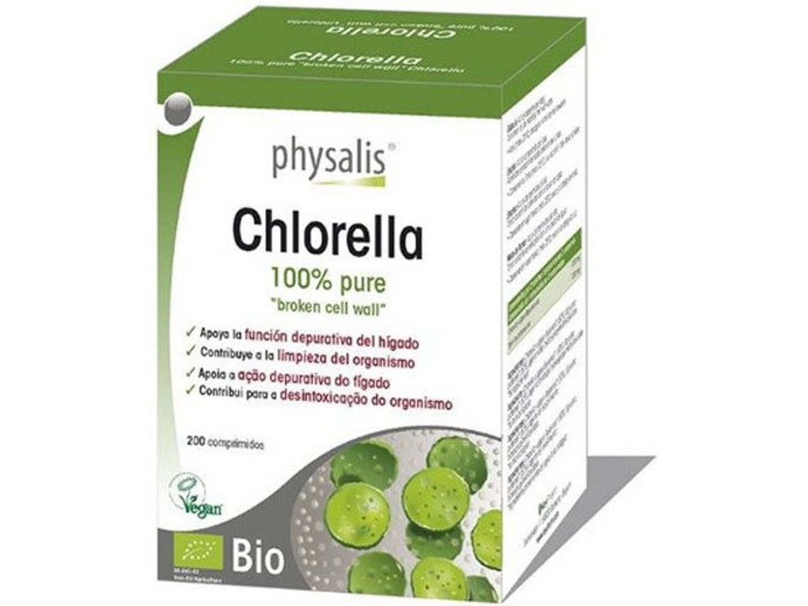 Complemento Alimentar PHYSALIS Chlorella (200 Comprimidos)
