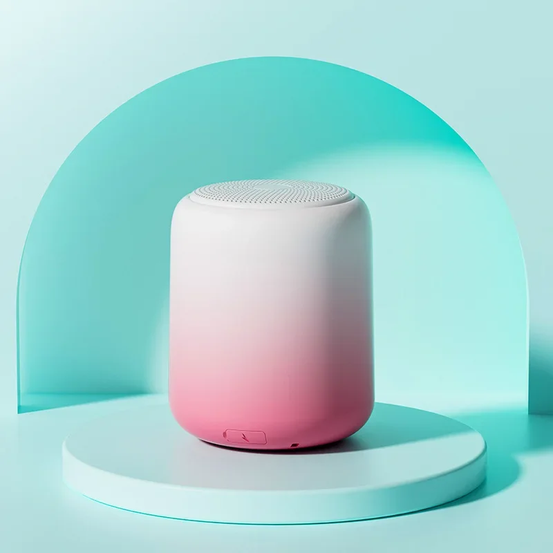 Altavoz Para Senderismo Y Acampada (rosa Degradado), Resistente Al Agua Ipx7, Batería De 1200 Mah, 10 Horas De Autonomía.