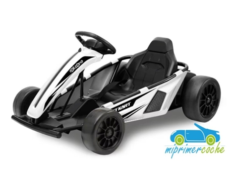 Drift Kart Rzdk Nueva Generación 24V: Color Blanco MI PRIMER COCHE