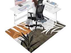 Tapete Cadeira Protetor Piso Escritório 90 X 120 Cm Madeira Carpete Parquet Jogos Pisos Madeira,