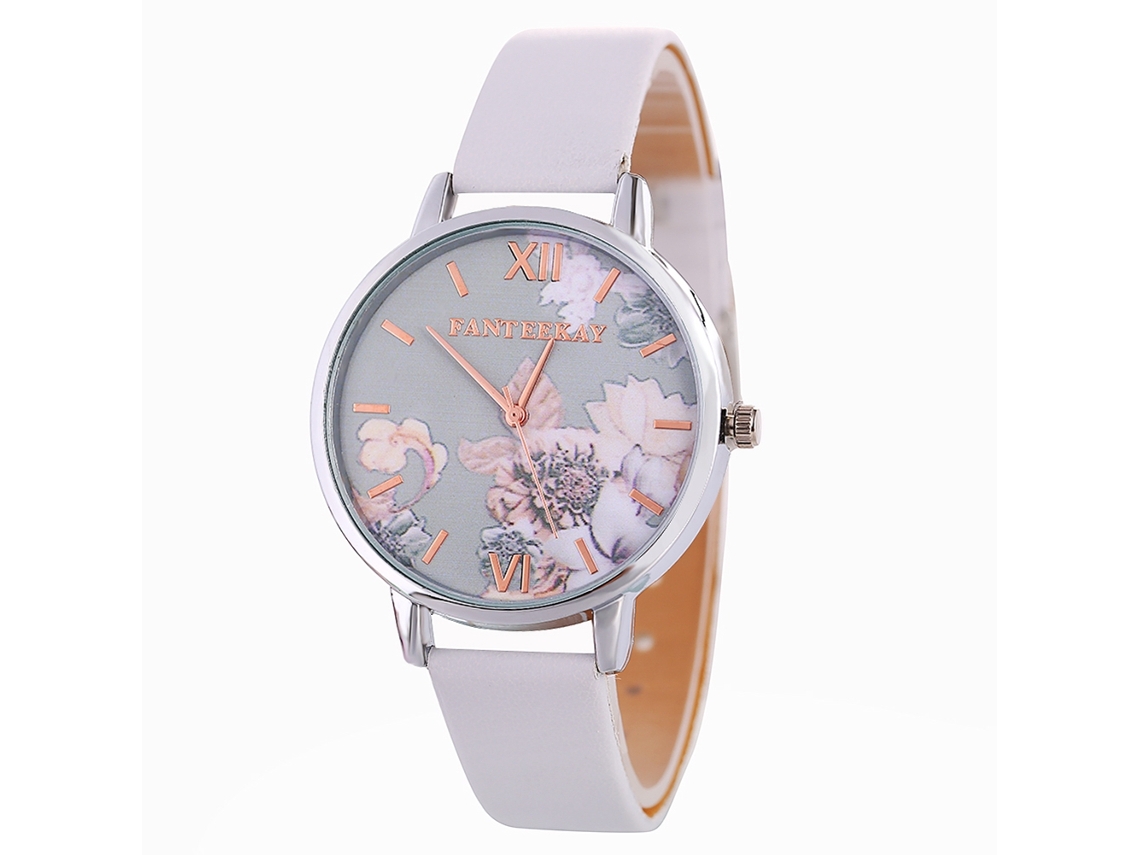 Reloj Casual De Cuarzo Para Mujer Zhoulianfa, De Cuero, Modelo Zlf0546-c, Color Blanco, Elegante Y A La Moda.