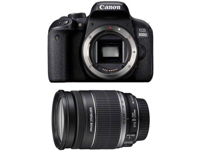 Kit Cámara Réflex CANON EOS 800D + 18-200 IS