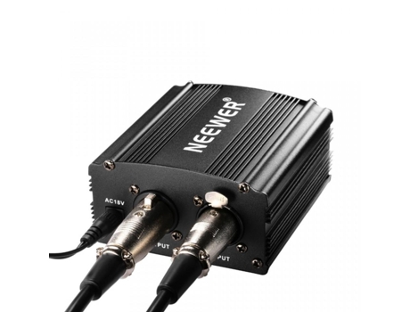 Fuente de alimentación de micrófono Phantom Power 48V
