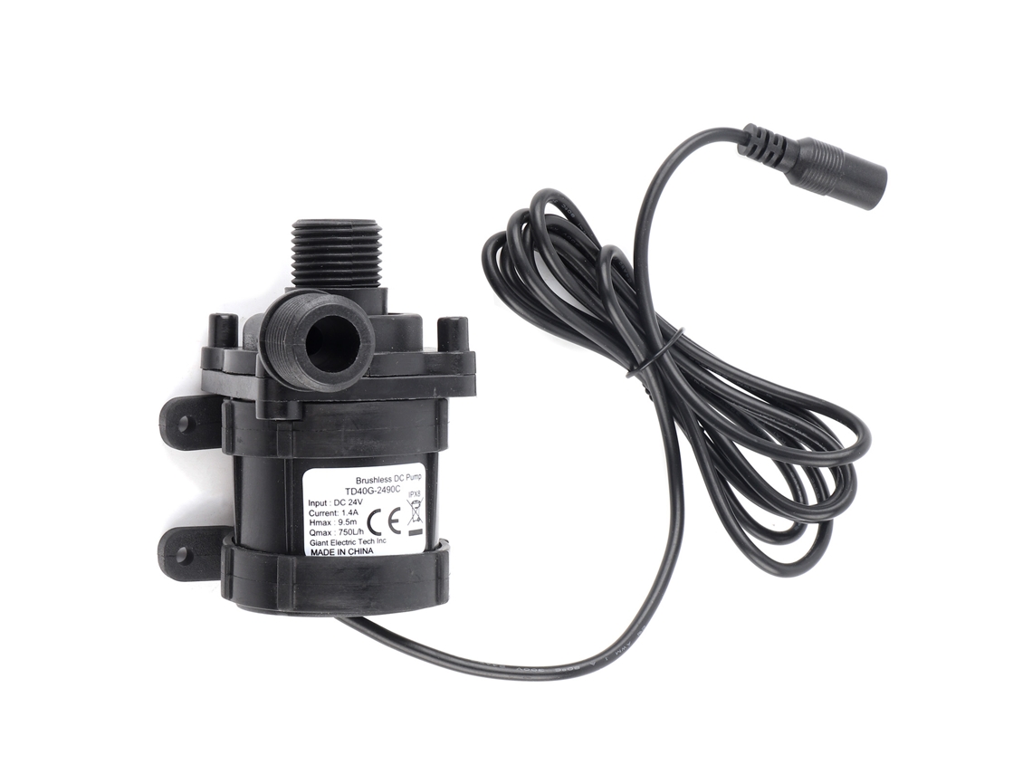Minibomba de agua ultra silenciosa de 24 V CC y 750 l/h