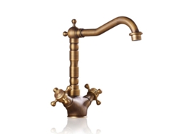 Grifo De Cocina De Latón Antiguo De Estilo Romano, Diseño Vintage Para La Cocina.