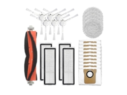 Kit de accesorios de 24 piezas, cepillo lateral lavable, filtro HEPA, paño de fregona