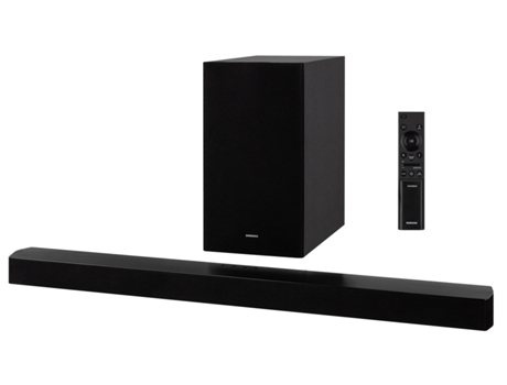 Soundbar SAMSUNG HW-B450/ZF (2.1 - 300 W - Subwoofer Inalámbrico)