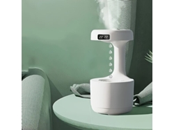 Humidificador antigravedad con reloj y luz nocturna Pickifyvayotoy
