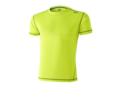 Camiseta de Hombre para Running 42K RUNNING Lunar Amarelo Amarillo (L)