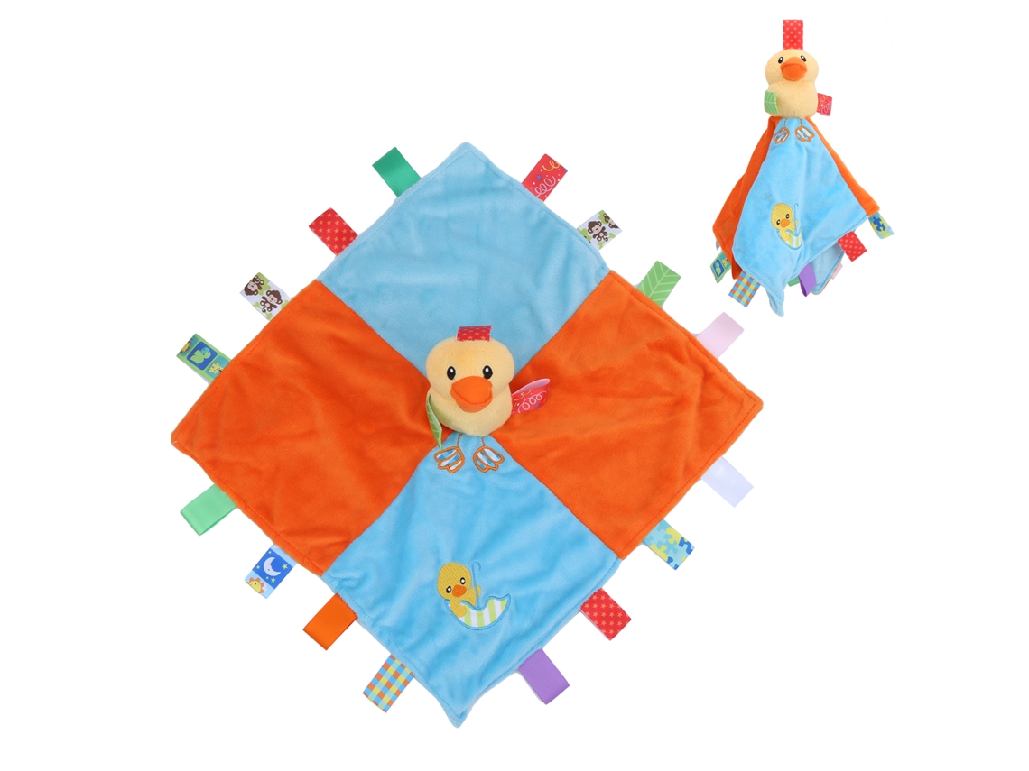 Mali toalha de Segurança Bebê Plush com Sineta Macia Textura Vibrante Brinquedo de Aconchego