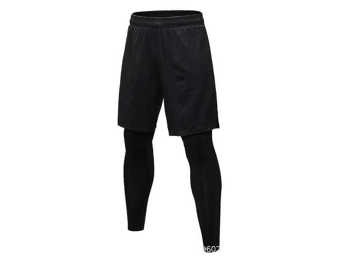 Mallas deportivas 2 en 1 para hombre, estilo chándal, modelo 2026, para correr, con propiedades de secado rápido.