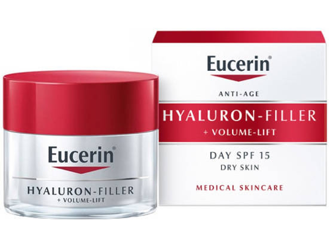 Crema de Día EUCERIN Hyaluron Filler Volume Lift SPF15 Piel Seca (50 ml)