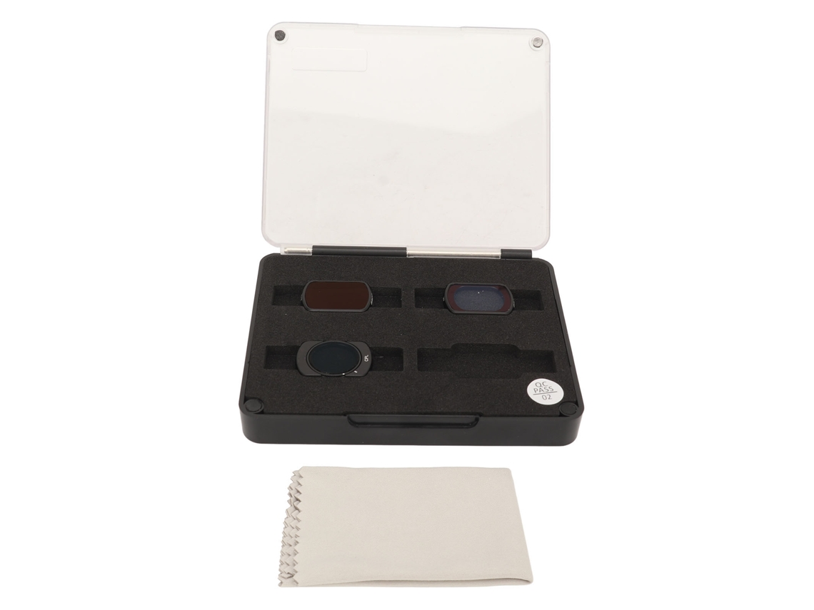 Kit Filtros Nd16 Cpl Uv Para Osmo Pocket 3 Drone Lente Magnética Reduz Reflexos 3 Peças