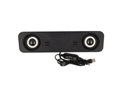 Altavoz Estéreo Usb Para Ordenadores De Sobremesa, Portátiles Y Netbooks: Conectar Y Usar Con Control De Volumen.