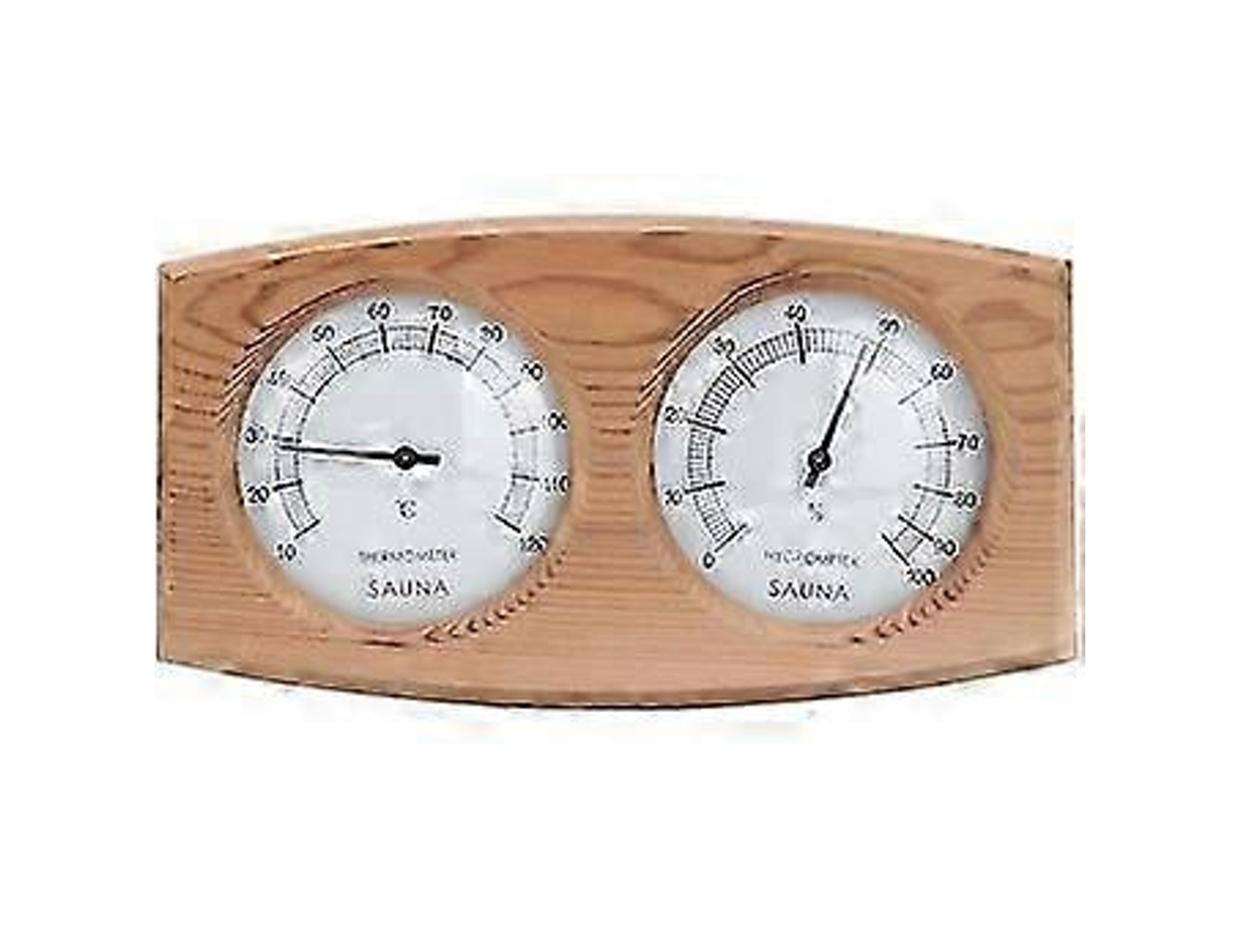 Termómetro de sauna 2 en 1, termómetro de madera, higrómetro, termómetro, higrómetro, accesorios para sauna de vapor, Ly Ebike