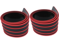 Tira Protectora Trasera De Goma De 2 Piezas Para Maletero De Coche