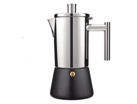 300 ml Geyser Coffee Fabricante de café Cocina de inducción 300 ml 304 Cafetera de café espresso de acero inoxidable Cafetera Máquina de café Moka ...