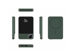 Batería Externa Magnética Inalámbrica De 10000 Mah Con Carga Rápida Pd20w, Diseño Ultradelgado Y Pantalla Led.