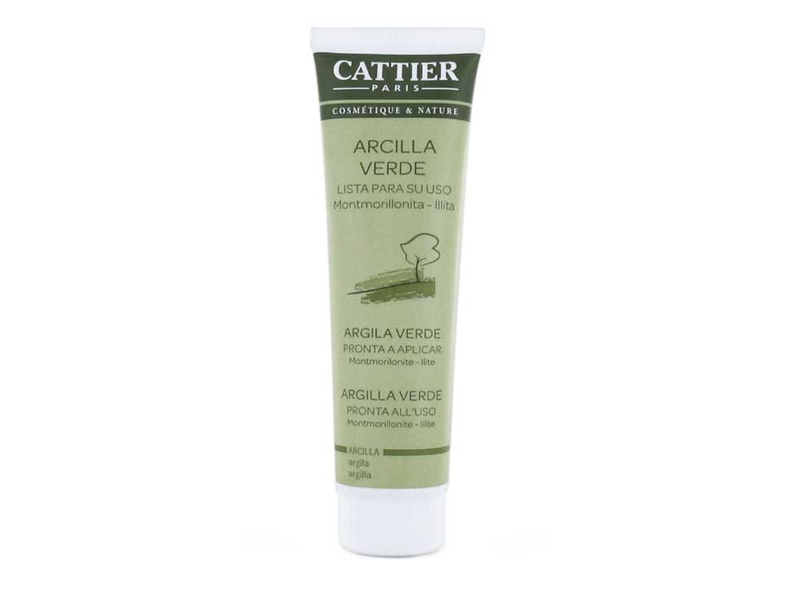 Mascarilla Facial CATTIER Arcilla Verde Lista Para Usar (100 gr)