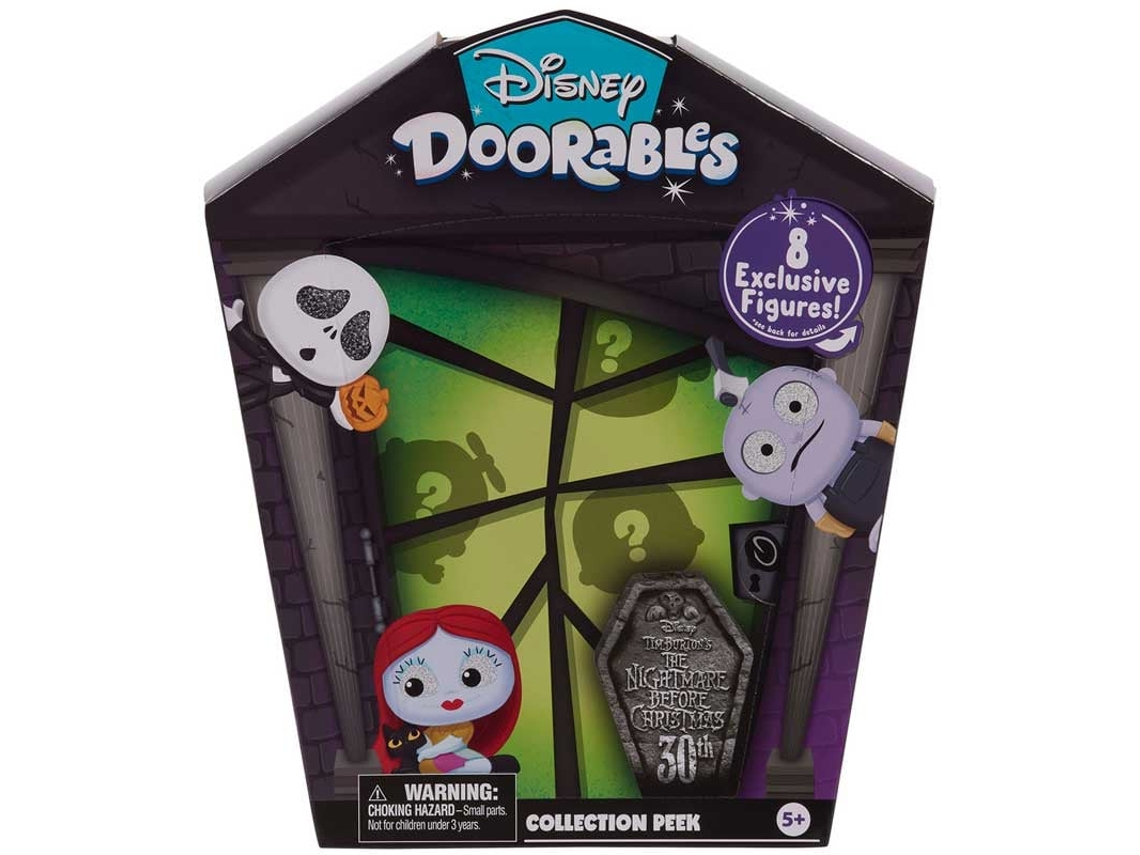 Figuras coleccionables con puerta de la película Pesadilla antes de Navidad.