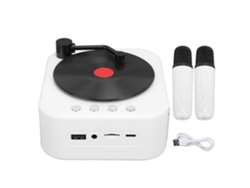 Tocadiscos Con Altavoz Bluetooth, 3 Modos, Sonido Estéreo De Alta Fidelidad, Retro, Portátil, Inalámbrico, Para El Hogar, El Dormitorio Y La Oficina,