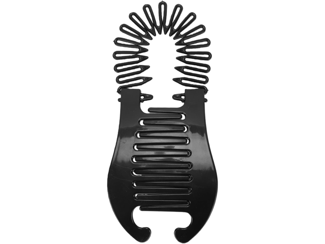 Pinza Para El Cabello Tipo Banana De Estilo Suave Para Mujer Con Cierre A Presión Y Sujeción Segura.