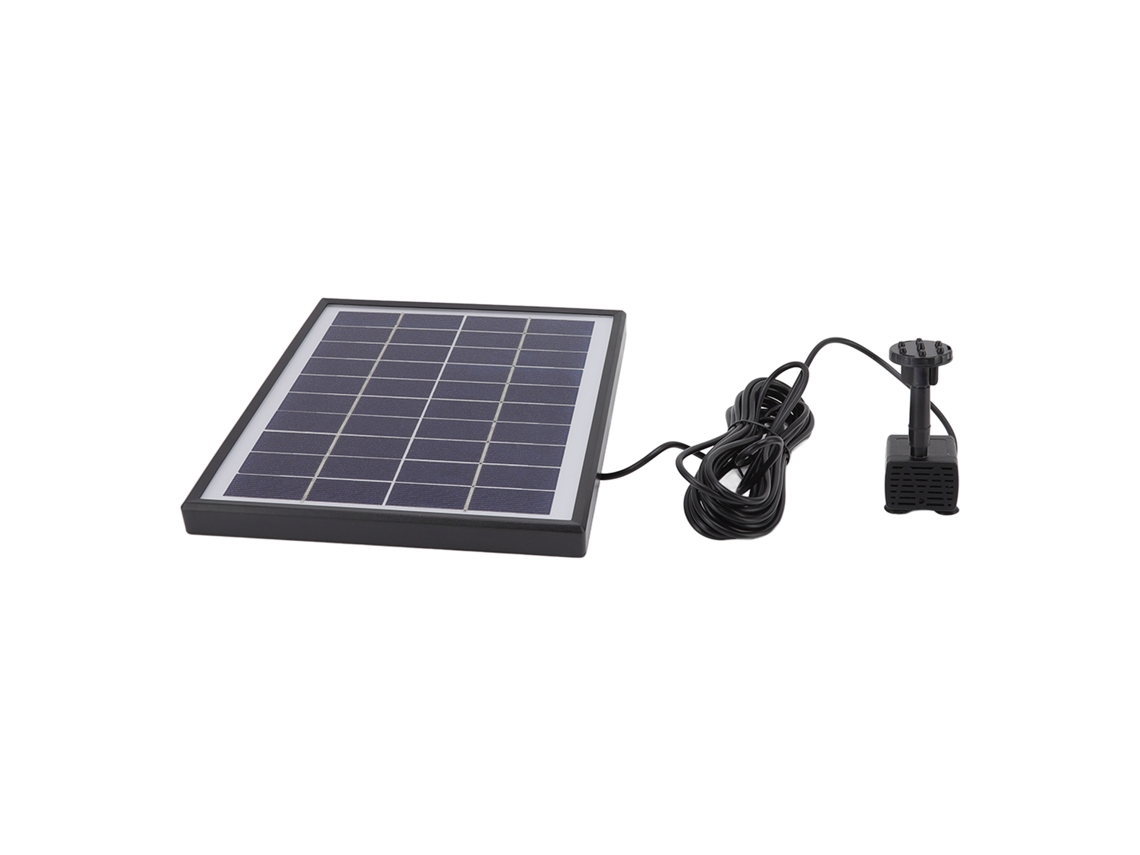 Bomba de agua solar portátil de 5,0 W y 12 V con protección antiobstrucción