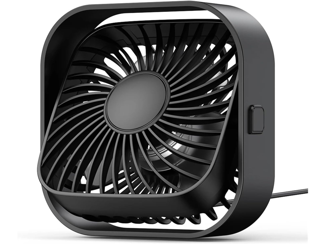 Ventilador De Escritorio Usb Mini Ventilador Portátil 3 Velocidades Pequeño Refrigeración Cabezal Giratorio