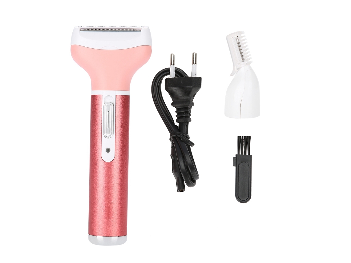 Depiladora Eléctrica 2 En 1 Para Mujer Depilación Facial Cuerpo Recortadora De Cejas Piel Suave