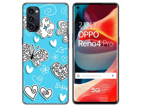 Carcasa Oppo Reno 4 Pro 5G TUMUNDOSMARTPHONE Dibujos Multicolor