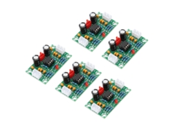 5pcs Placa De Pré-amplificador Operacional Ne5532 5x Amplificador De Som Módulo De Tom Digital Painel Frontal