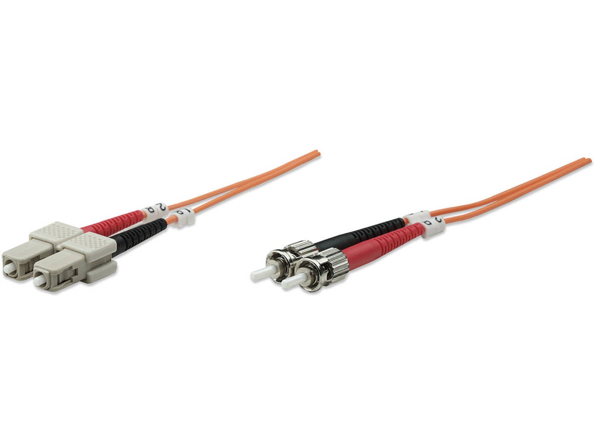 Cable de Fibra Óptica INTELLINET (2 m - Naranja)