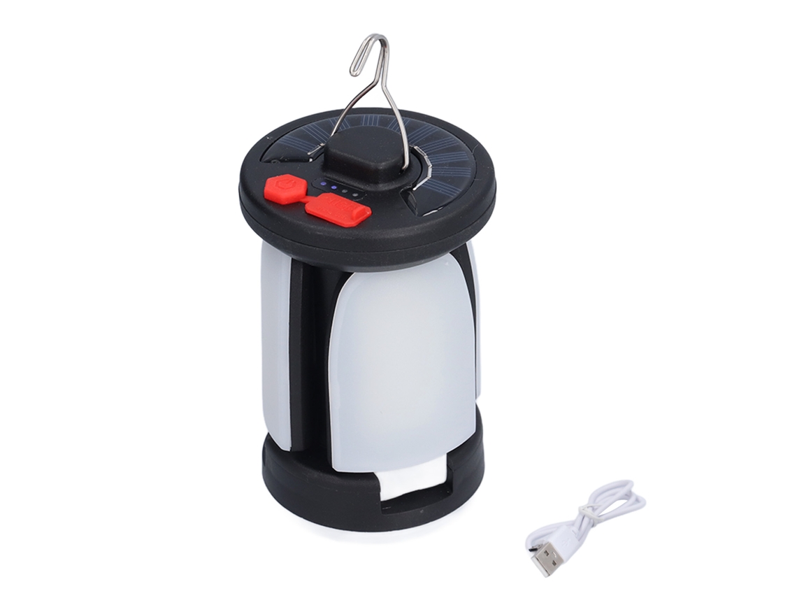 2026-linterna Solar Recargable Usb Led Plegable Portátil Con 6 Modos De Iluminación Para Camping