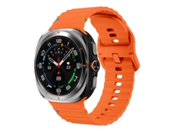 Correa de silicona ultra fina con costuras onduladas CSYY (47 mm) para Samsung Galaxy Watch