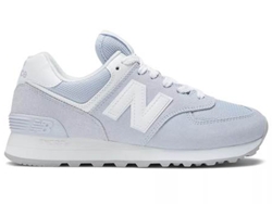 Zapatillas Deportivas NEW BALANCE 574 (Gris - Gamuza, Material Sintético- 36,5)