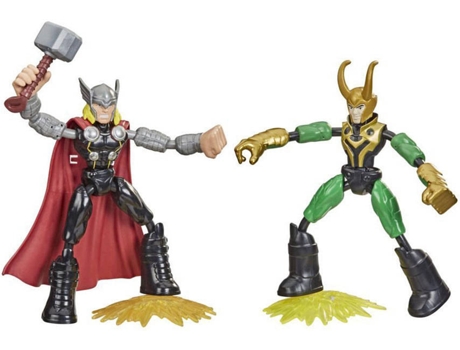 Figura de Acción AVENGERS Marvel Avengers Bend And Flex Thor Vs. Loki (5,1 x 30,5 x 22,9 cm)