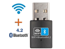 Nueva tarjeta de red inalámbrica Wifi/Bluetooth dos en uno, transmisor y receptor Wifi de 150 m, transmisor Rosewell Bluetooth 4.2