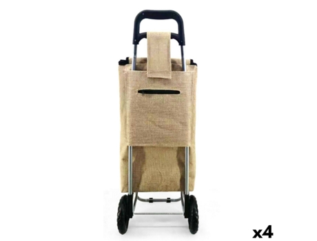 Carro de Compra CONFORTIME Yute 96 x 35 x 28 cm (4 Unidades)