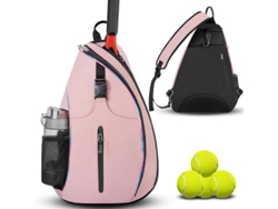 Bolsa De Tenis Chrui Capacidad Para Raquetas De Tenis Y Pickleball, 49 Cm X 33 Cm X 16 Cm (rosa)