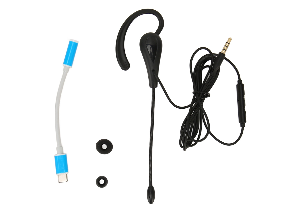 Auriculares Mono Con Micrófono, Con Cable, Cancelación De Ruido, Ligeros, Para Centro De Llamadas/oficina, Tipo C.