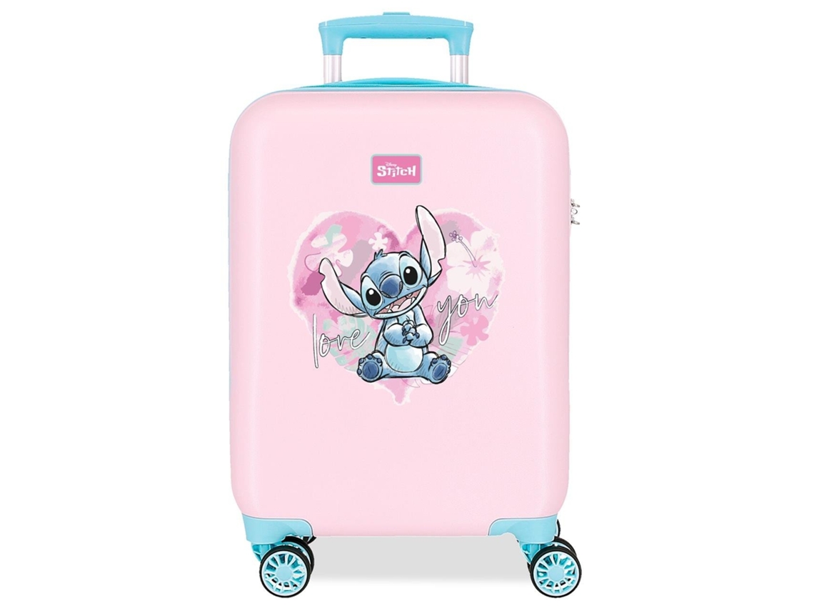 Disney Maleta De Cabina Heart Stitch Abs Rosa