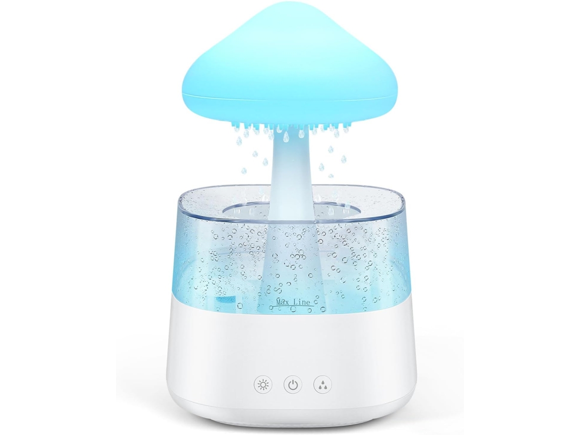 Humidificador De Nubes De Lluvia, 7 Cores De Luzes, (a)