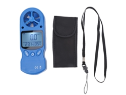 Anemómetro Digital Portátil Medidor Velocidad Viento Y Temperatura 0-30m/s
