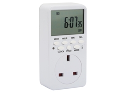 Omni-interruptor Programable Digital De 7 Días Automático Con Pantalla Y Conexión De 1m~99h99m Para Tomacorrientes