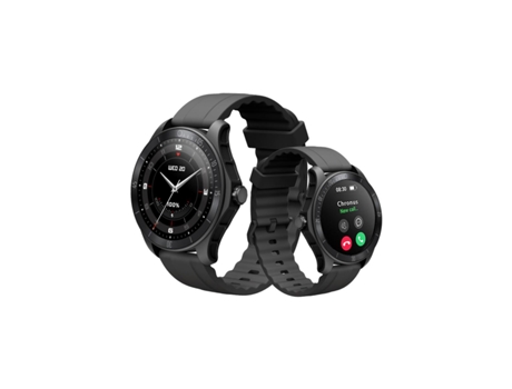 Reloj Inteligente para Hombre con Alexa y Podómetro 110 Modos Deportivo con Android IOS Negro VEANXIN
