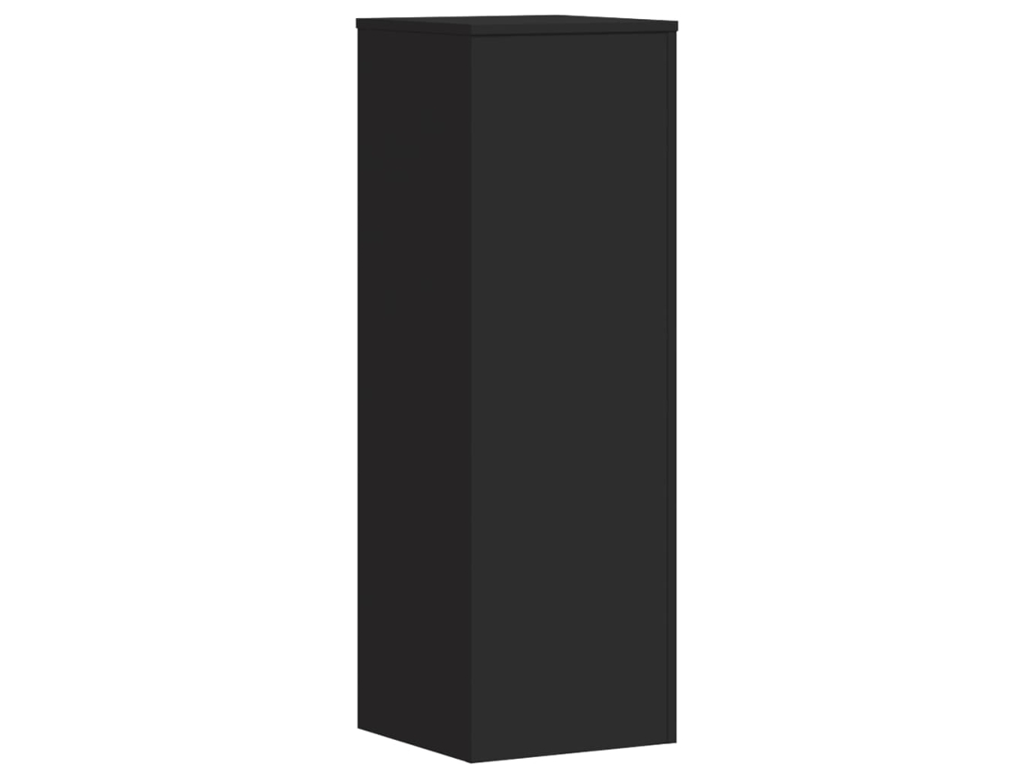 Soporte De Planta VIDAXL Negro Madera contrachapada (33x33x100 cm)