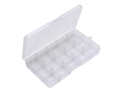 Caja De Almacenamiento (rejilla Multinivel, Desmontable) Rejilla Multinivel Desmontable Caja De Almacenamiento De Plástico Transparente Pequeño Tornillo Metálico