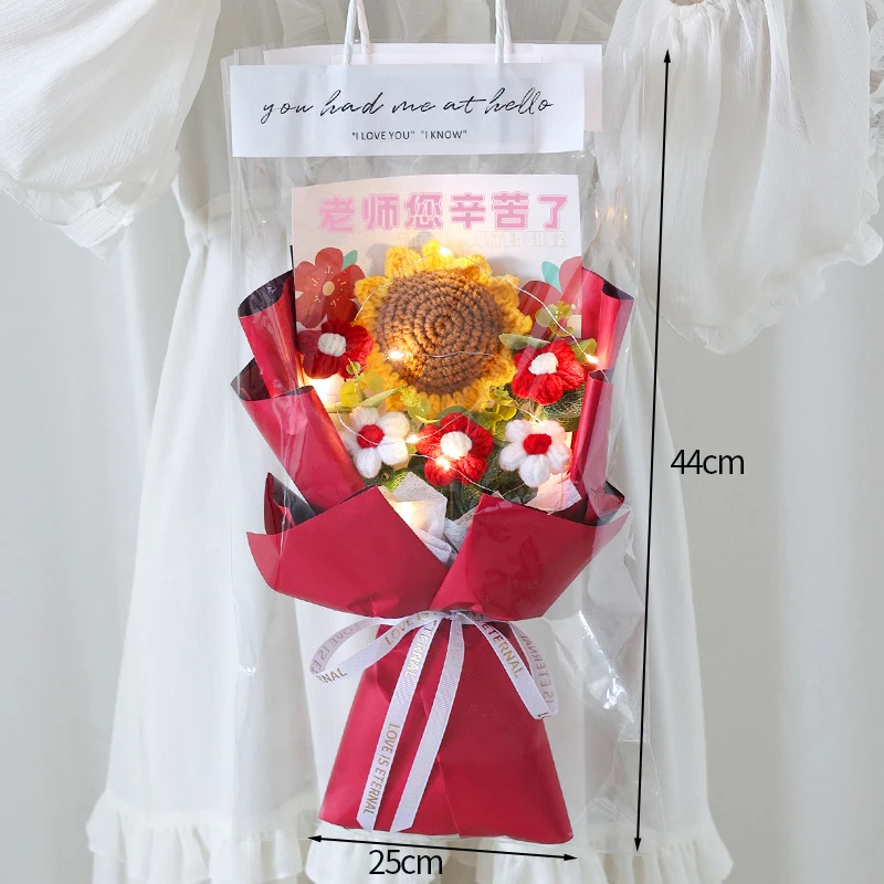 Ramos De Flores De Ganchillo, Ramos De Graduación, Regalos De Ganchillo Hechos A Mano