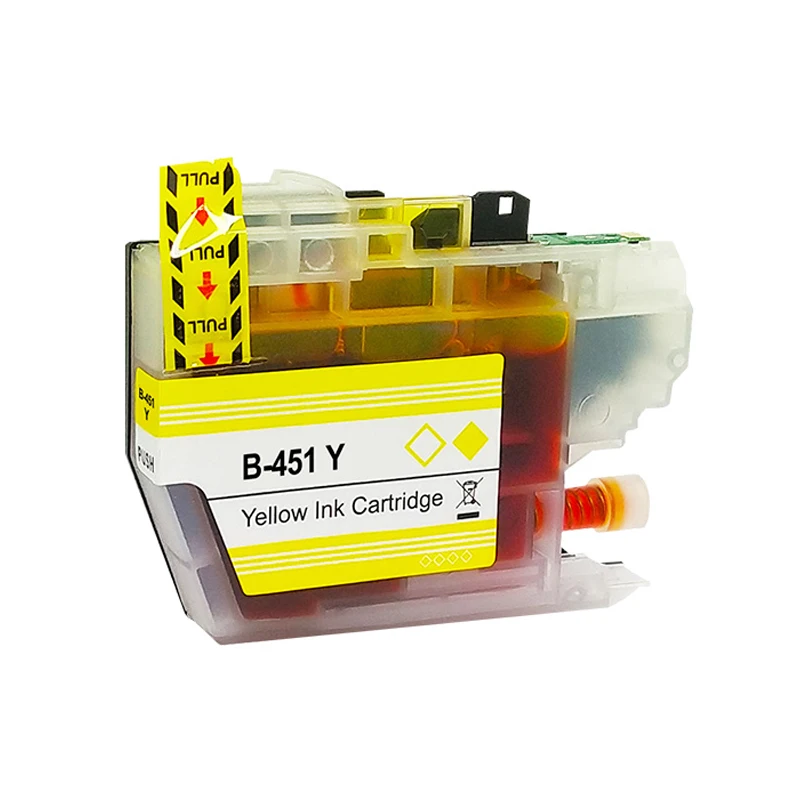 Lc451 Y 1pclc451xl Lc451 Xl 451xl High Capacity Compatible Inkjet Ink Cartridge For Brother Dcp-j1050dw J1140dw J1010dw Printer